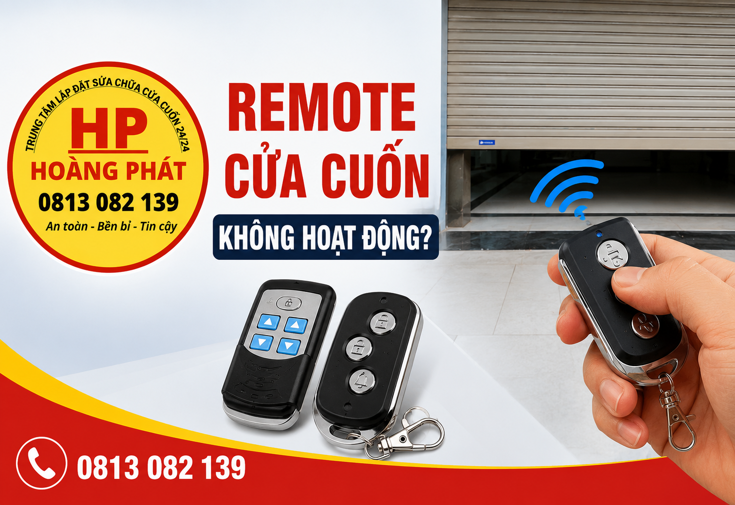 Remote Cửa Cuốn Không Hoạt Động